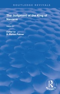 Cover: The Judgment of the King of Navarre - Routledge