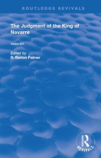 Enlarge image Cover: The Judgment of the King of Navarre - Routledge