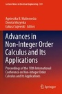 Cover: Advances in Non-Integer Order Calculus and Its Applications - Springer