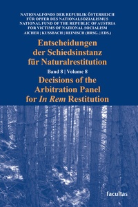 Abbildung von: Entscheidungen der Schiedsinstanz für Naturalrestitution - Facultas