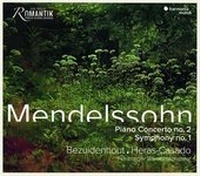 Abbildung von: Klavierkonzert Nr. 2, Sinfonie Nr. 1, Ouvertüre zum Märchen der schönen Melusine - Helikon Harmonia Mundi