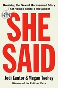 Cover: She Said - Random House Large Print