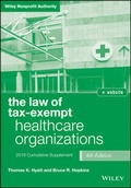 Cover: The Law of Tax-Exempt Healthcare Organizations, + website - Wiley