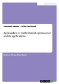 Cover: Approaches to mathematical optimization and its applications - GRIN Verlag