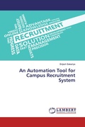 Cover: An Automation Tool for Campus Recruitment System - LAP Lambert Academic Publishing