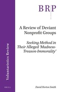 Cover: A Review of Deviant Nonprofit Groups - Brill