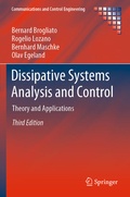Cover: Dissipative Systems Analysis and Control - Springer