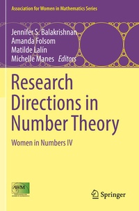 Enlarge image Cover: Research Directions in Number Theory - Springer