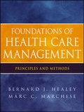 Cover: Foundations of Health Care Management - Jossey-Bass
