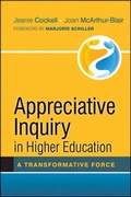 Cover: Appreciative Inquiry in Higher Education - Jossey-Bass