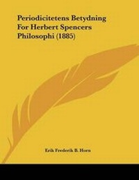 Abbildung von: Periodicitetens Betydning For Herbert Spencers Philosophi (1885) - Kessinger Publishing