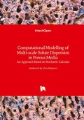 Cover: Computational Modelling of Multi-scale Solute Dispersion in Porous Media - In Tech