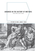 Cover: Advances in the History of Rhetoric - Parlor Press, LLC