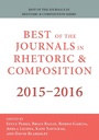 Cover: Best of the Journals in Rhetoric and Composition 2015-2016 - Parlor Press, LLC