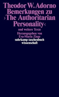 Abbildung von: Bemerkungen zu >The Authoritarian Personality< - Suhrkamp