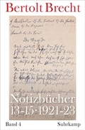 Cover: Notizb&uuml;cher 13-15 - Suhrkamp