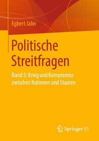 Abbildung von: Politische Streitfragen - Springer VS