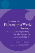 Cover: Hegel: Lectures on the Philosophy of World History, Volume I - Oxford University Press