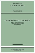 Cover: Churches and Education - Cambridge University Press