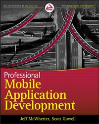 Enlarge image Cover: Professional Mobile Application Development - Wrox