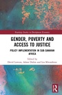 Cover: Gender, Poverty and Access to Justice - Routledge