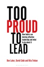 Cover: Too Proud to Lead - Bloomsbury Business