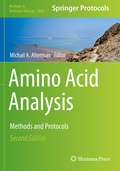 Cover: Amino Acid Analysis - Humana Press Inc.