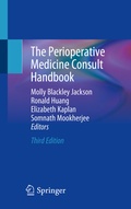 Cover: The Perioperative Medicine Consult Handbook - Springer