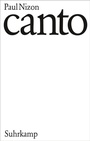 Cover: Canto - Suhrkamp