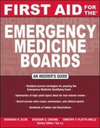 Abbildung von: First Aid for the Emergency Medicine Boards - McGraw-Hill Medical