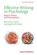 Cover: Effective Writing in Psychology - Wiley-Blackwell