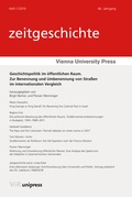 Cover: Geschichtspolitik im &ouml;ffentlichen Raum - Brill Deutschland