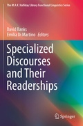 Cover: Specialized Discourses and Their Readerships - Springer