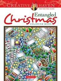 Enlarge image Cover: Creative Haven Entangled Christmas Coloring Book - Dover Publications Inc.