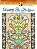 Cover: Creative Haven Elegant Tile Designs Coloring Book - Dover Publications Inc.