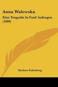 Cover: Anna Walewska - Kessinger Publishing