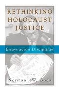 Cover: Rethinking Holocaust Justice - Berghahn Books