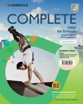 Cover: Complete First for Schools for Spanish Speakers Student's Pack (Student's Book Without Answers and Workbook Without Answers and Audio) - Cambridge University Press