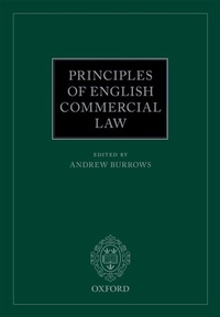 Enlarge image Cover: Principles of English Commercial Law - OUP eBook