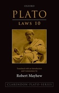 Cover: Plato: Laws 10 - OUP eBook