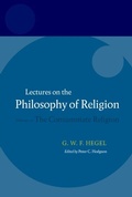 Cover: Hegel: Lectures on the Philosophy of Religion - OUP eBook