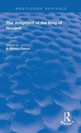 Cover: The Judgment of the King of Navarre - Routledge