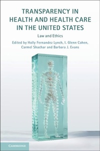 Abbildung von: Transparency in Health and Health Care in the United States - Cambridge University Press