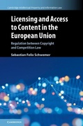 Cover: Licensing and Access to Content in the European Union - Cambridge University Press