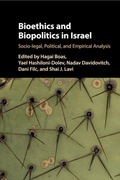 Cover: Bioethics and Biopolitics in Israel - Cambridge University Press
