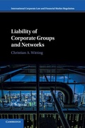 Cover: Liability of Corporate Groups and Networks - Cambridge University Press
