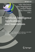 Cover: Artificial Intelligence Applications and Innovations - Springer