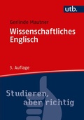 Cover: Wissenschaftliches Englisch - UTB