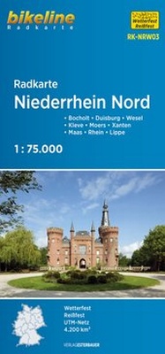 Abbildung von: Radkarte Niederrhein Nord (RK-NRW03) - Esterbauer