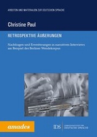 Abbildung von: Retrospektive Äußerungen - Leibniz-Institut für Deutsche Sprache